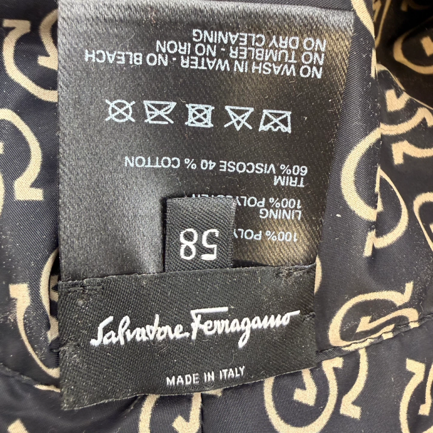 Salvatore Ferragamo Luxury Monogram Bucket Hat like new - photo 5