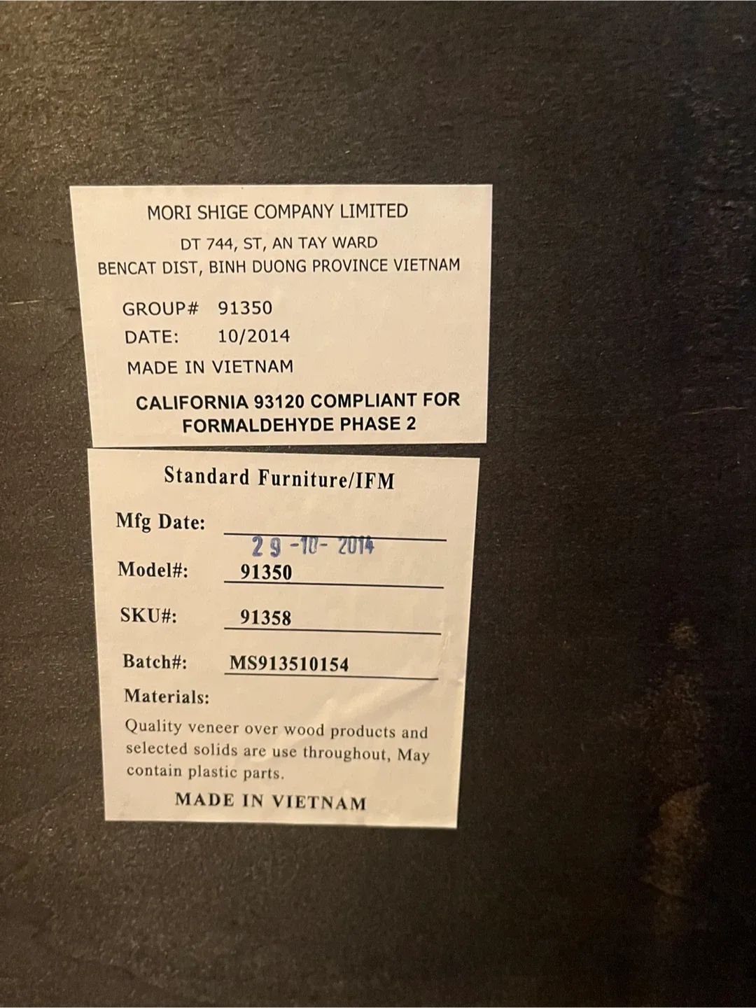 Wood dresser & mirror image indicator(3)