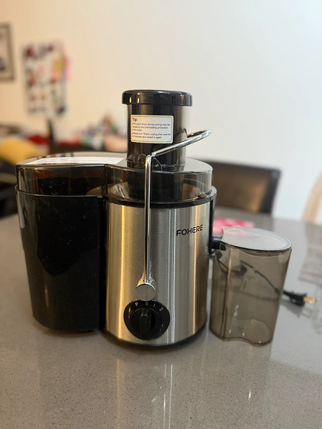 Foherer Juicer image indicator(2)