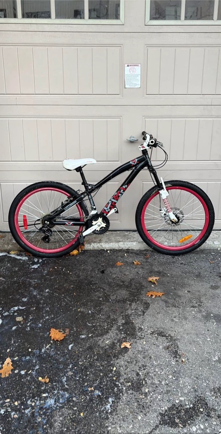 Black & Pink Mountain Bike