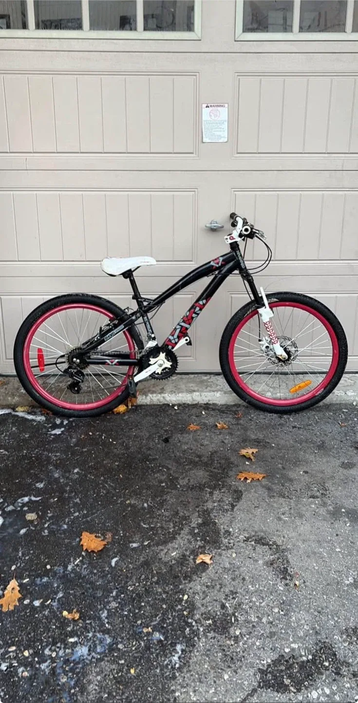 Black & Pink Mountain Bike