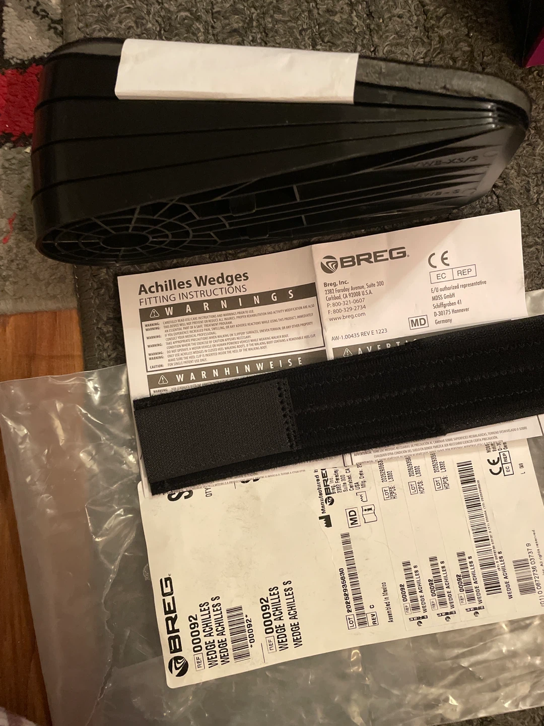 Breg Achilles Wedge Kit, Size Small - photo 2