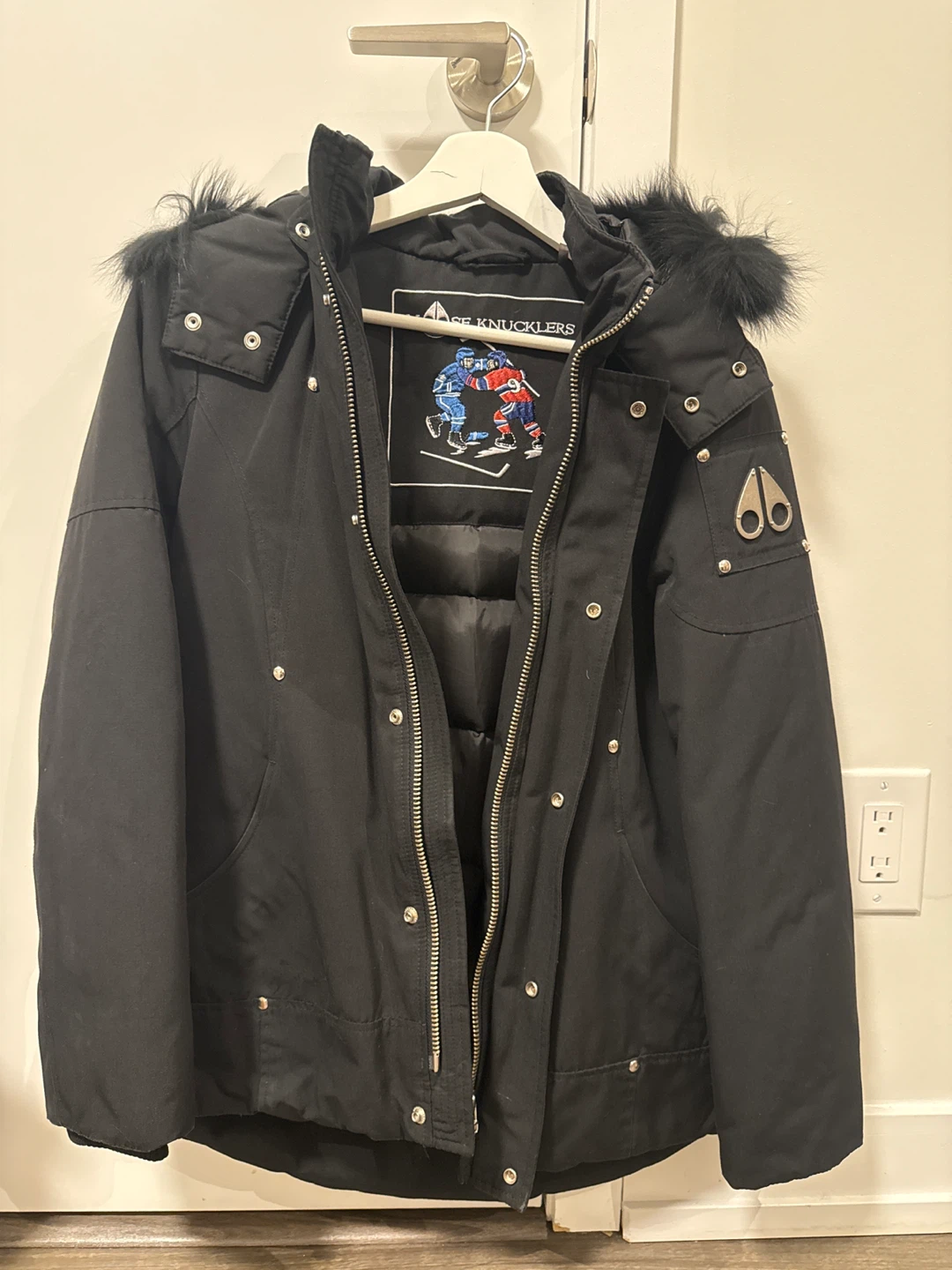 Moose Knuckles Kids Unisex Black Down Parka - photo 2