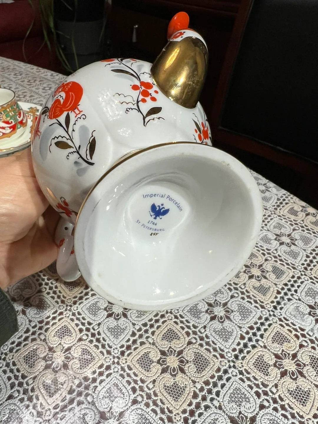 Imperial Porcelain Tea Pot Samovar image indicator(2)