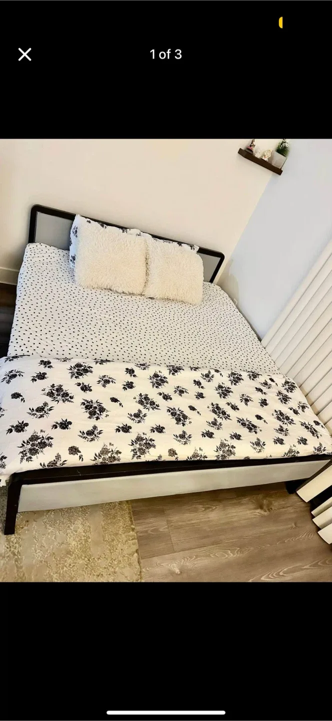 🔥🔥King Size Carbon Steel Folding bed frame image indicator(3)