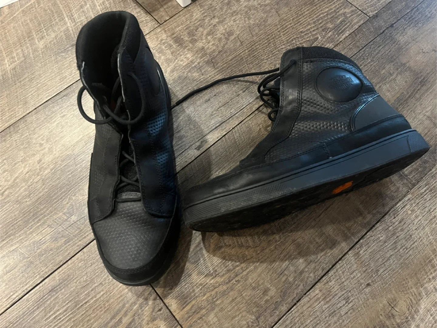 Harley-Davidson Black Leather Boots size 11 image indicator(2)