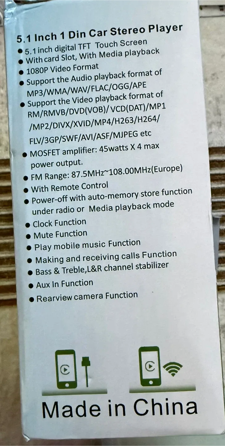 CandAauto 5.1" IPS 1 Din Car Stereo Player - New! image indicator(3)