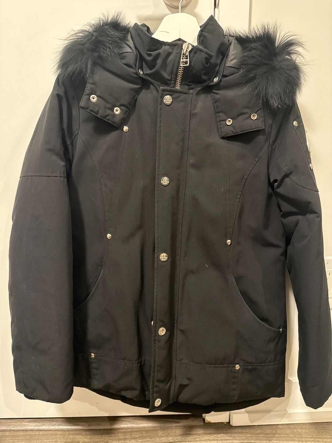 Moose Knuckles Kids Unisex Black Down Parka