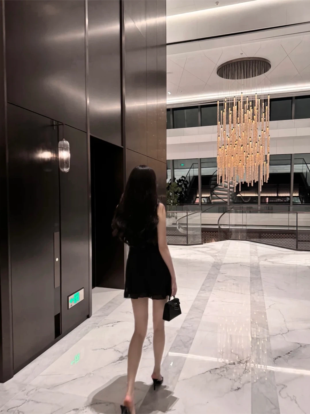 Black Waterdrop stone dress - photo 5