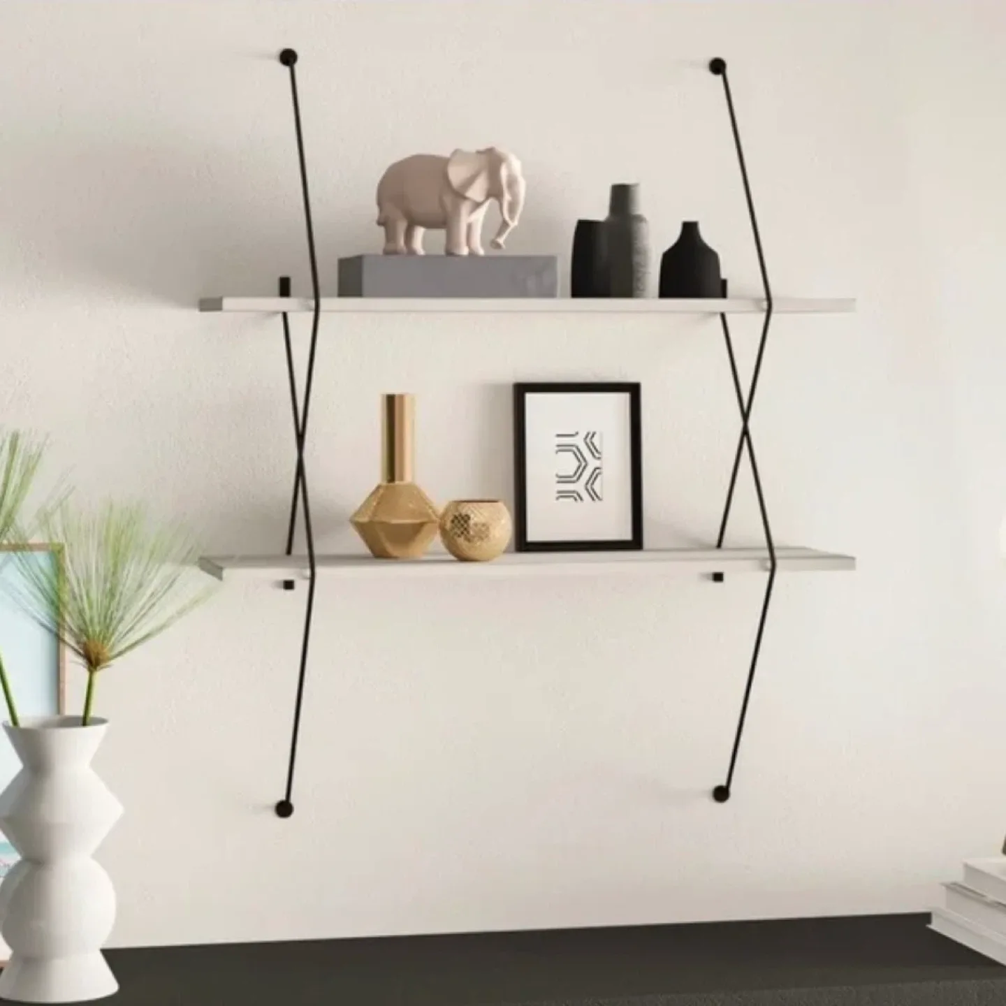 Staats 2 Piece Tiered Shelf