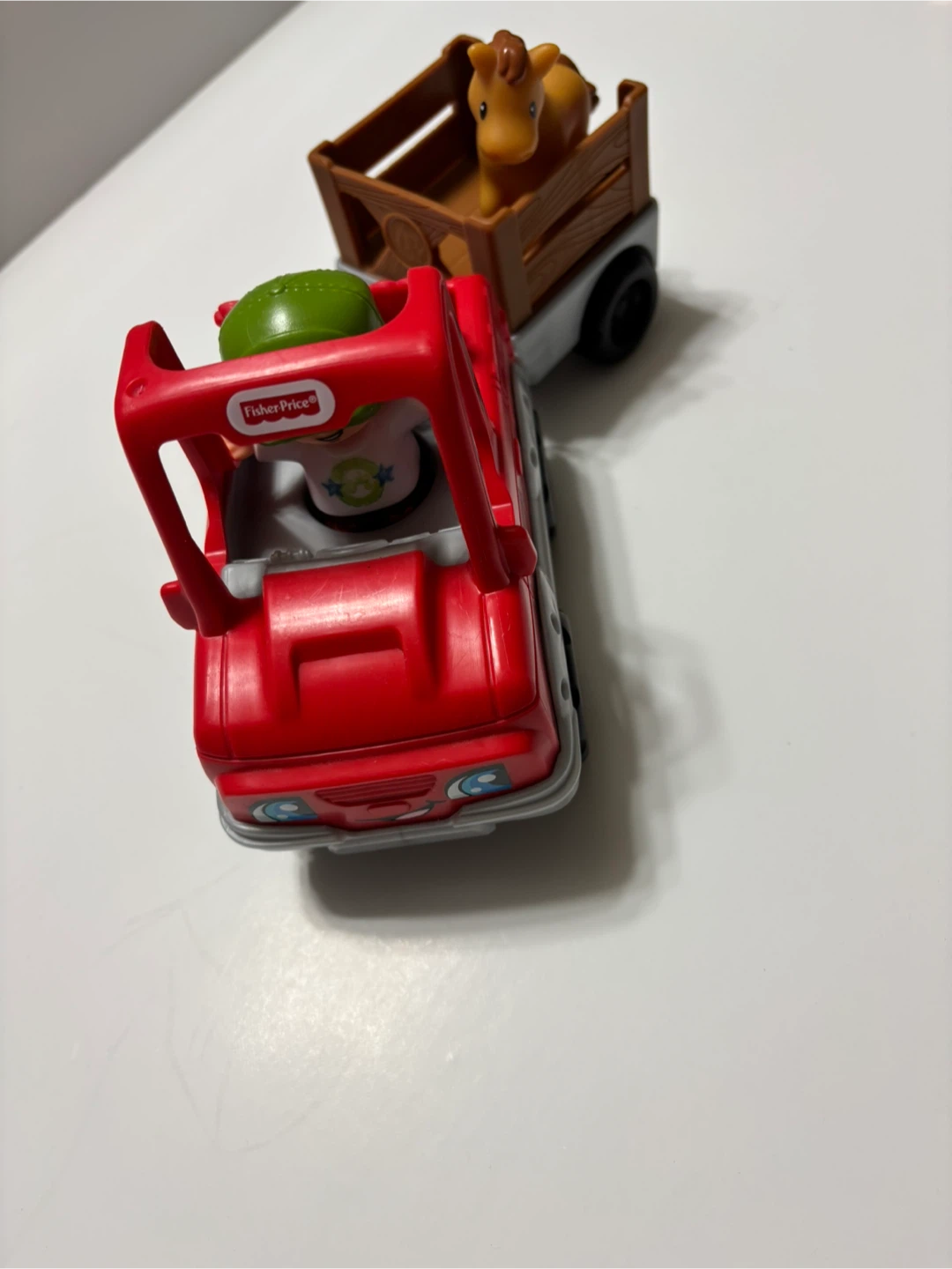 Fisher-Price Little People Red Truck & Horse Trailer - photo 2