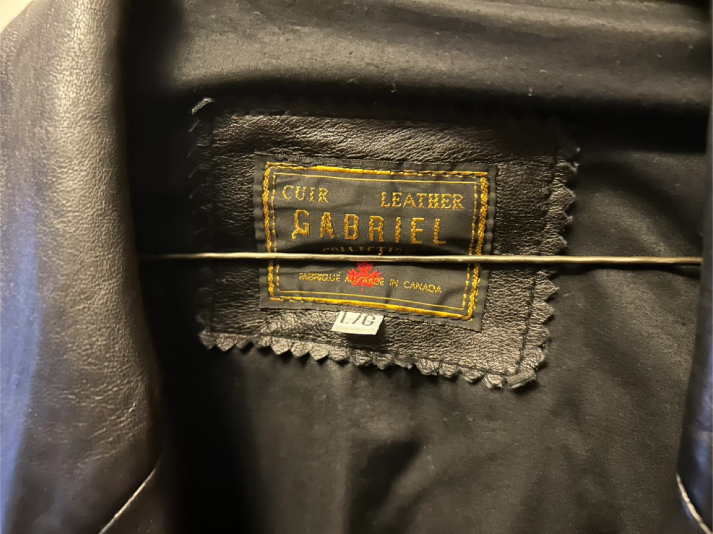 Gabriel Leather Jacket - Size L/G - photo 2