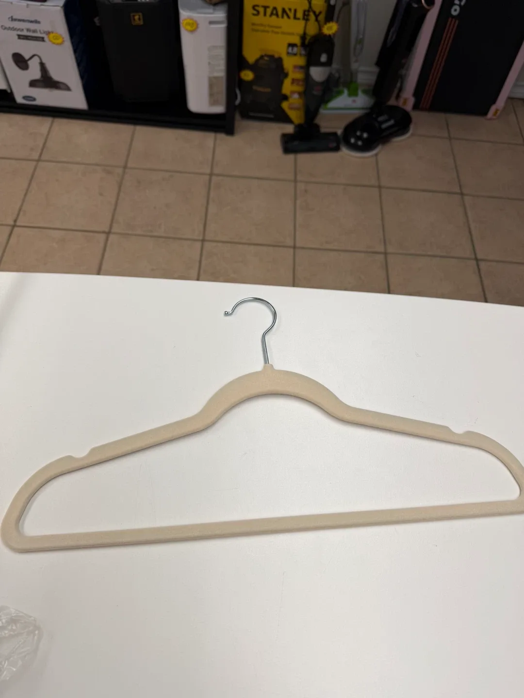 30 pack ivory velvet hangers