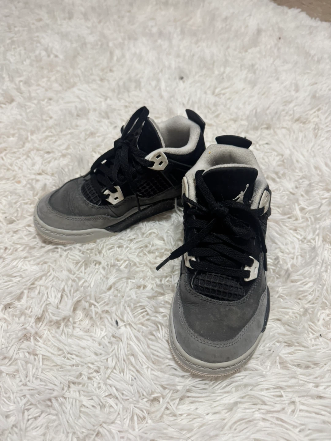 Jordan 4 Retro Black Canvas Size 12.5C