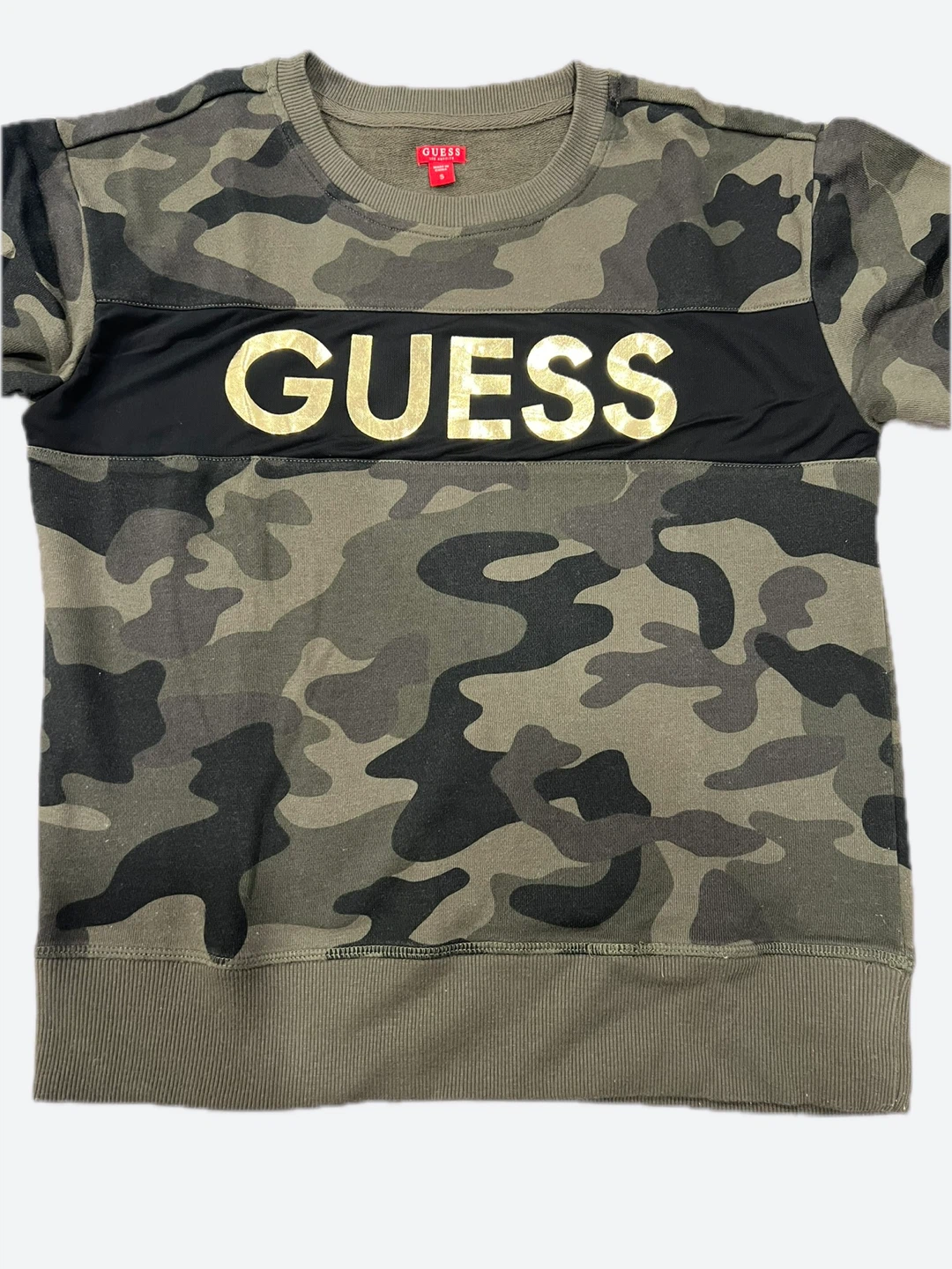 Guess Camo Print Crewneck - Size Small @Closet “#Cleanout” - photo 3