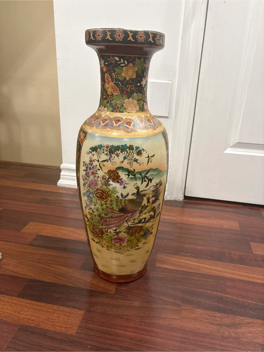 Large Decorative Floral Vase