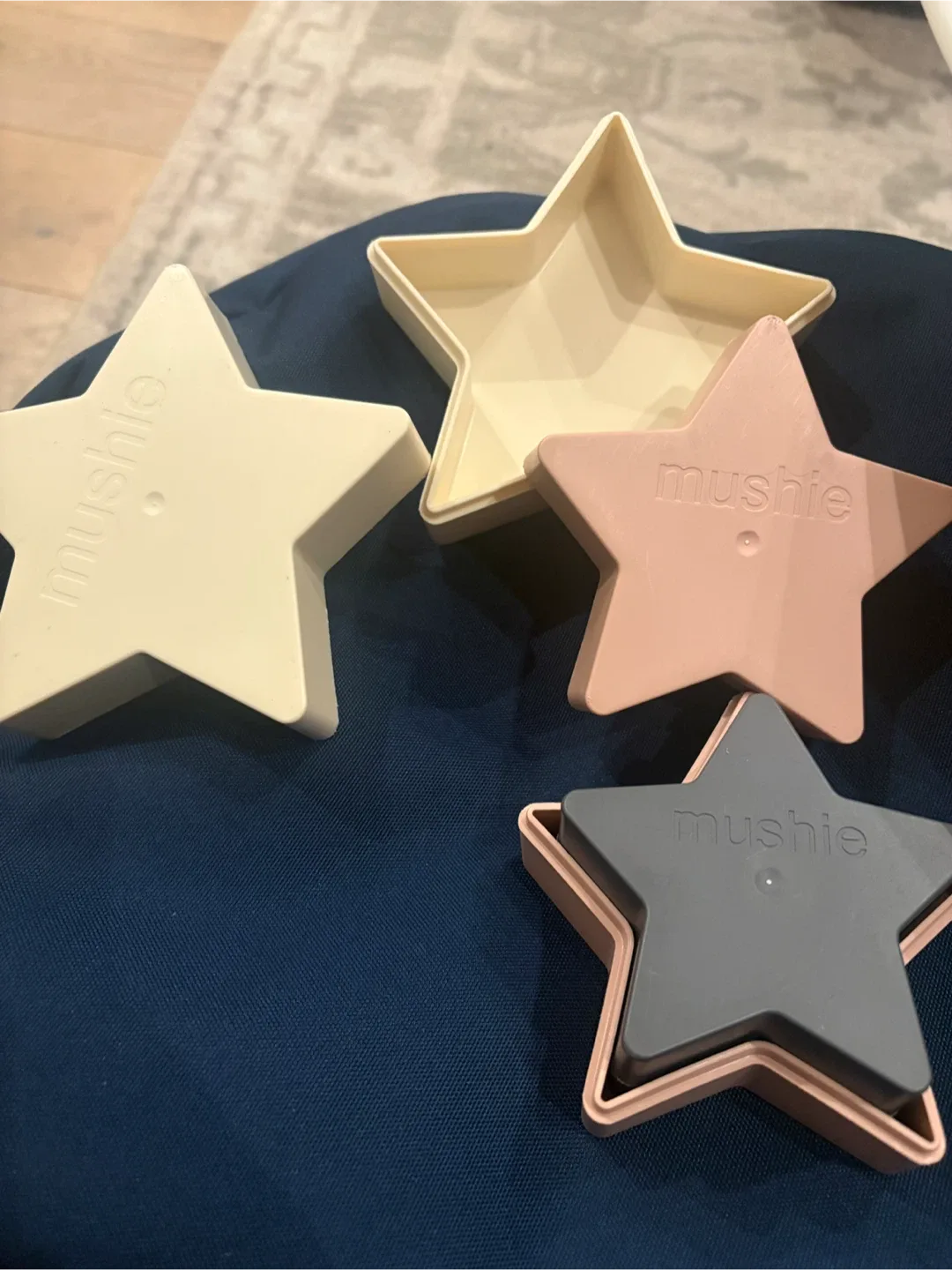 Mushie Stacking Stars - Pastel Colours #Cleanout image indicator(3)