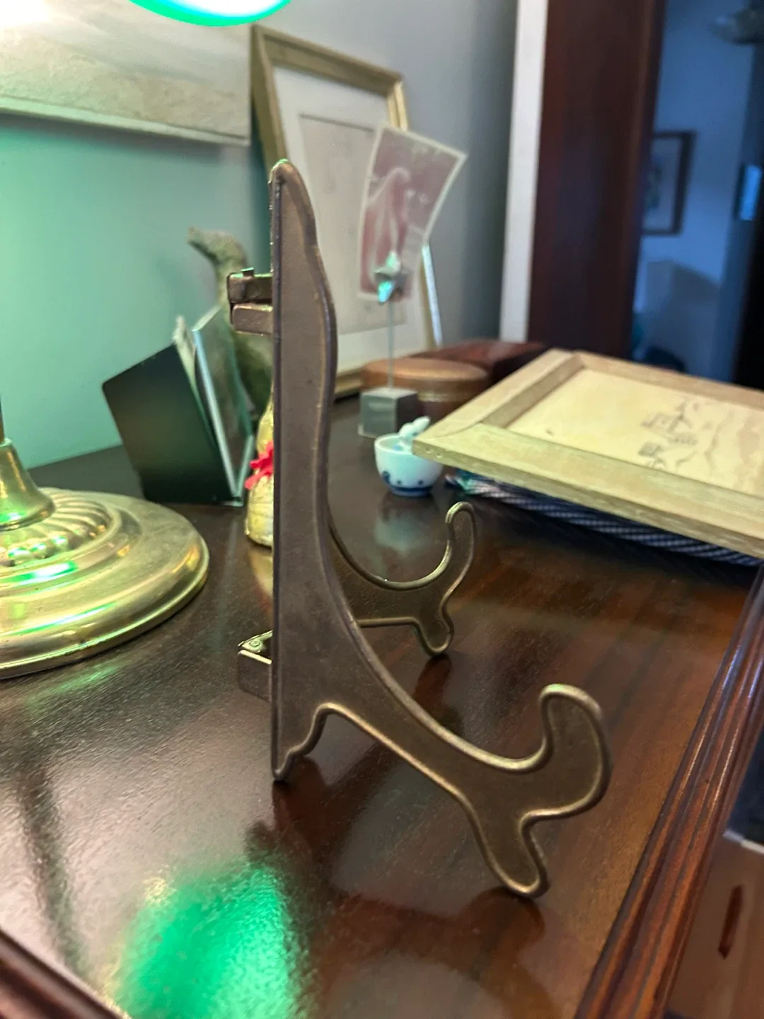 7" Easel Plate ART Stand Holder Display Stand METAL icon photo image indicator(4)