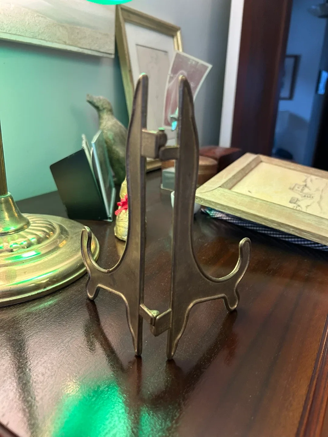 7" Easel Plate ART Stand Holder Display Stand METAL icon photo image indicator(5)