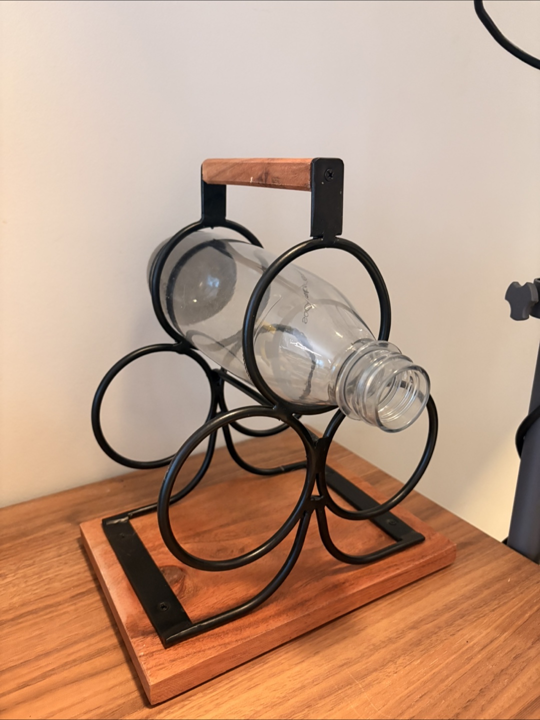 Metal & Wood Wine Rack - photo 2
