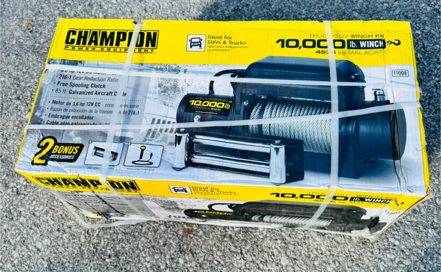 Champion 1108 Truck/SUV Winch Kit - 10,000-lb image indicator(2)