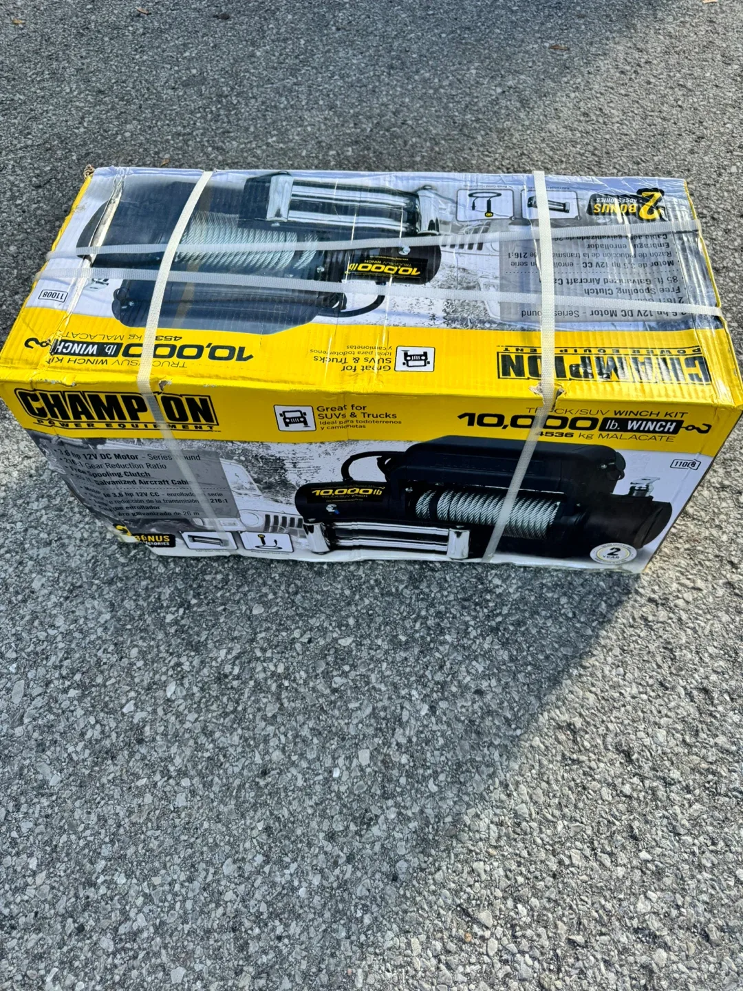 Champion 1108 Truck/SUV Winch Kit - 10,000-lb image indicator(3)