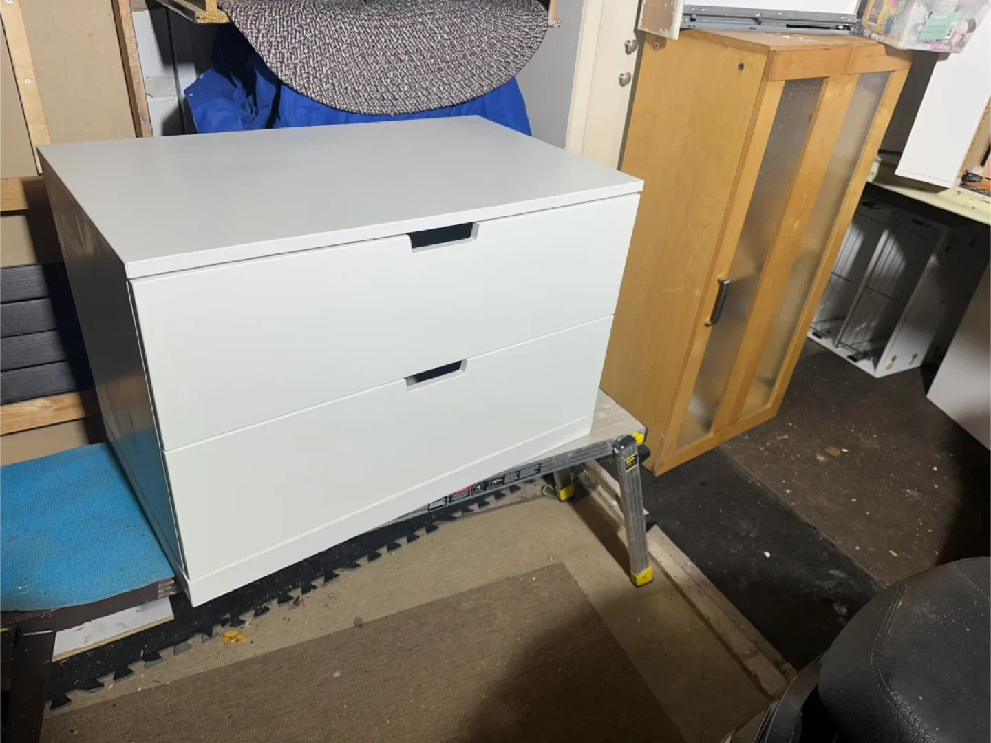 White 2-Drawer Dresser