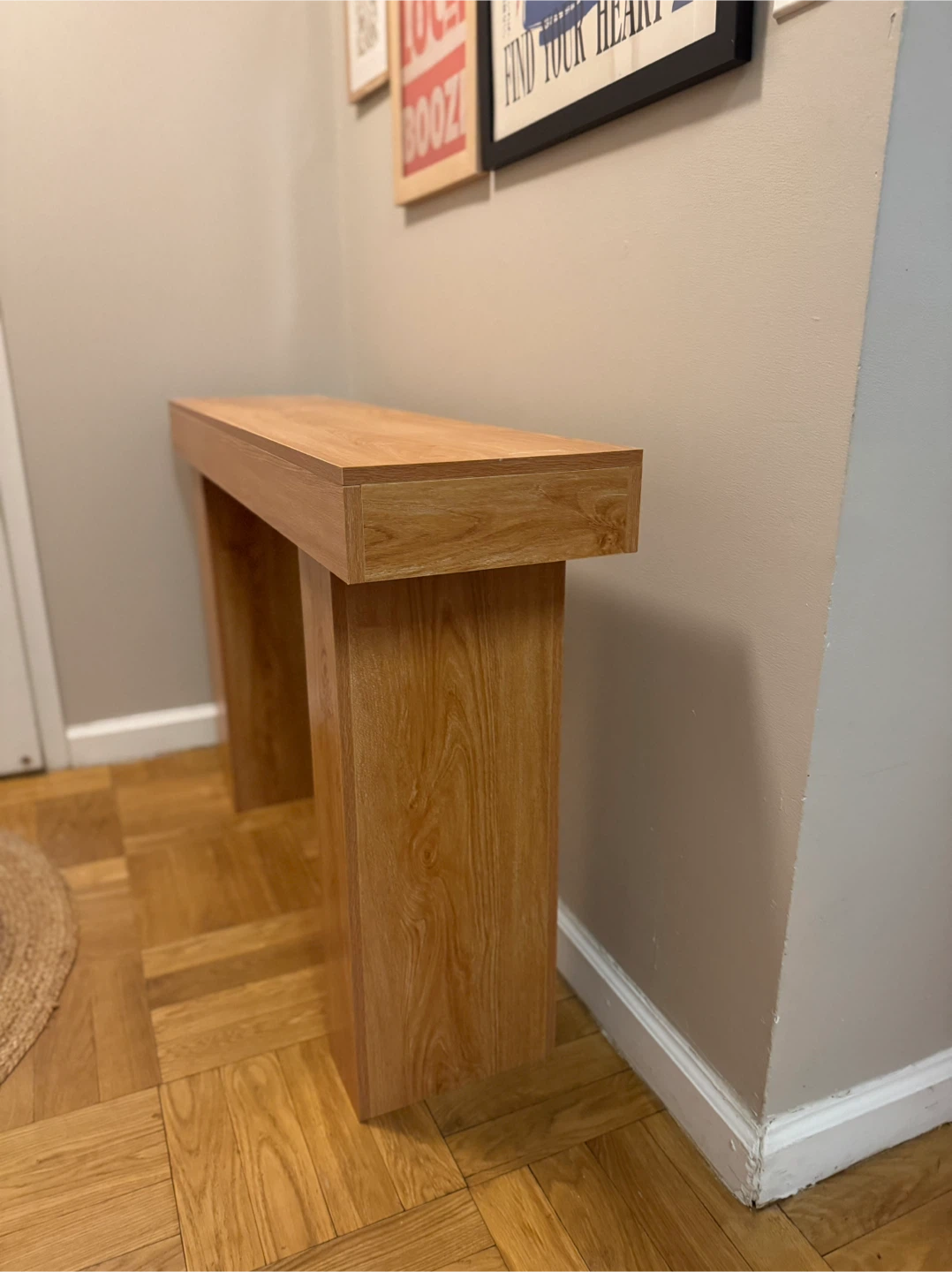 Wood Tone Console Table - photo 2