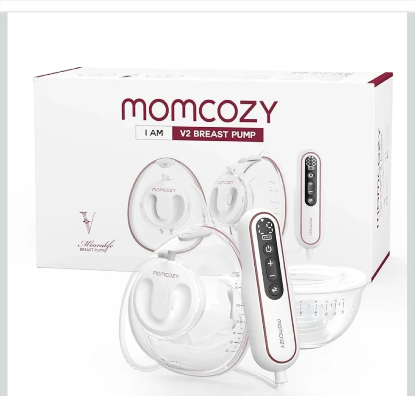 Momcozy V2 Wearable Electric Breast Pump New!