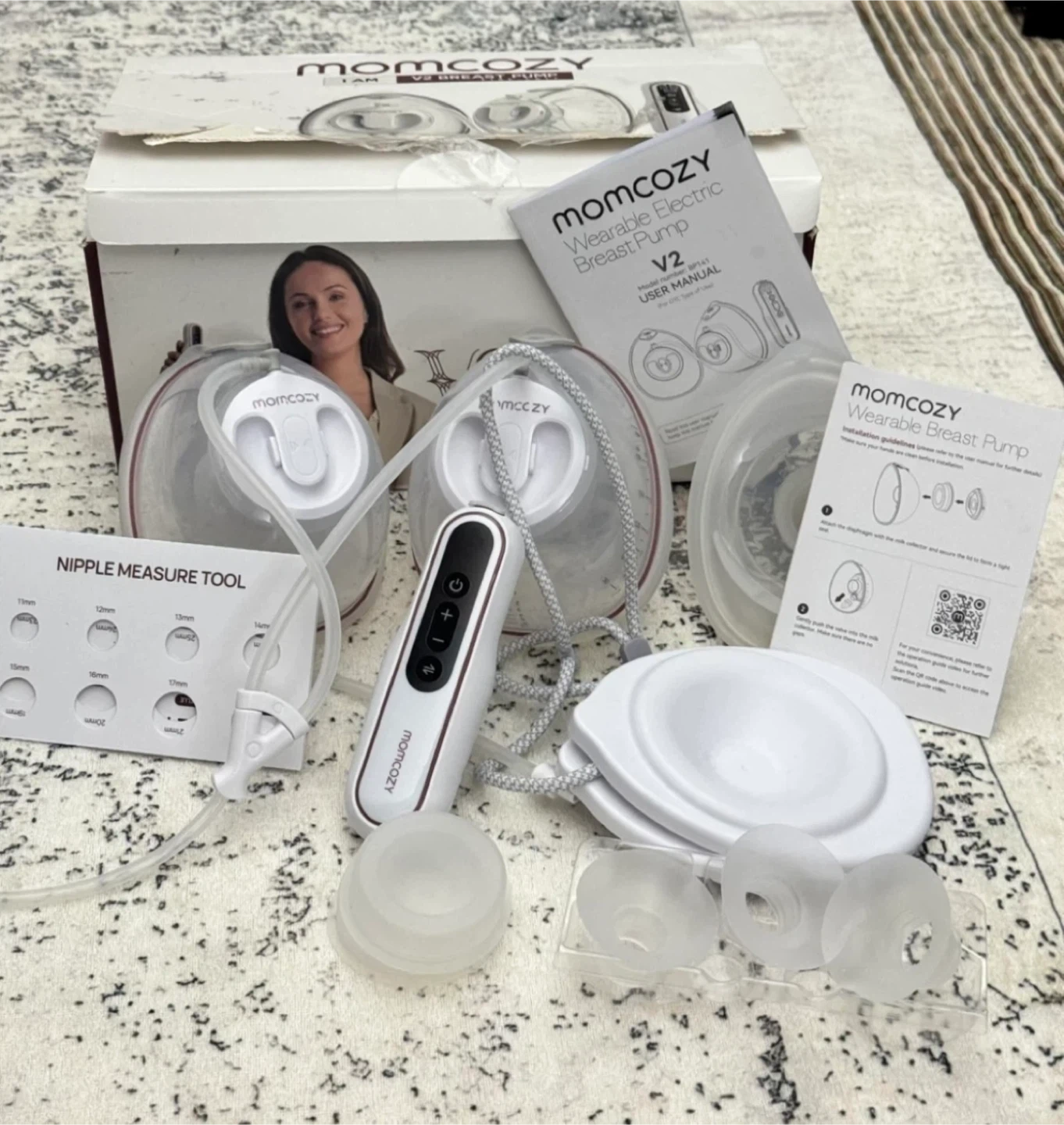 Momcozy V2 Wearable Electric Breast Pump New! - photo 2