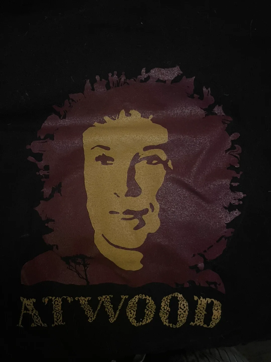 Margaret Atwood tshirt medium.