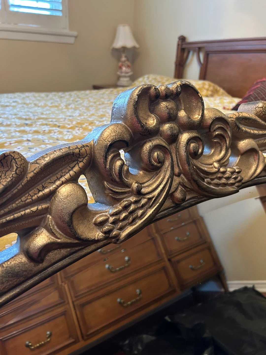 Ornate Oval Mirror - photo 3