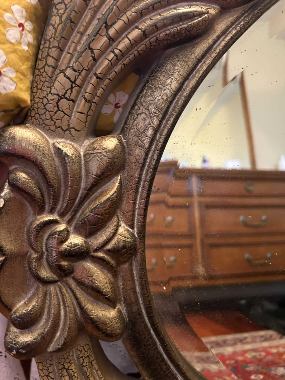 Ornate Oval Mirror - photo 2