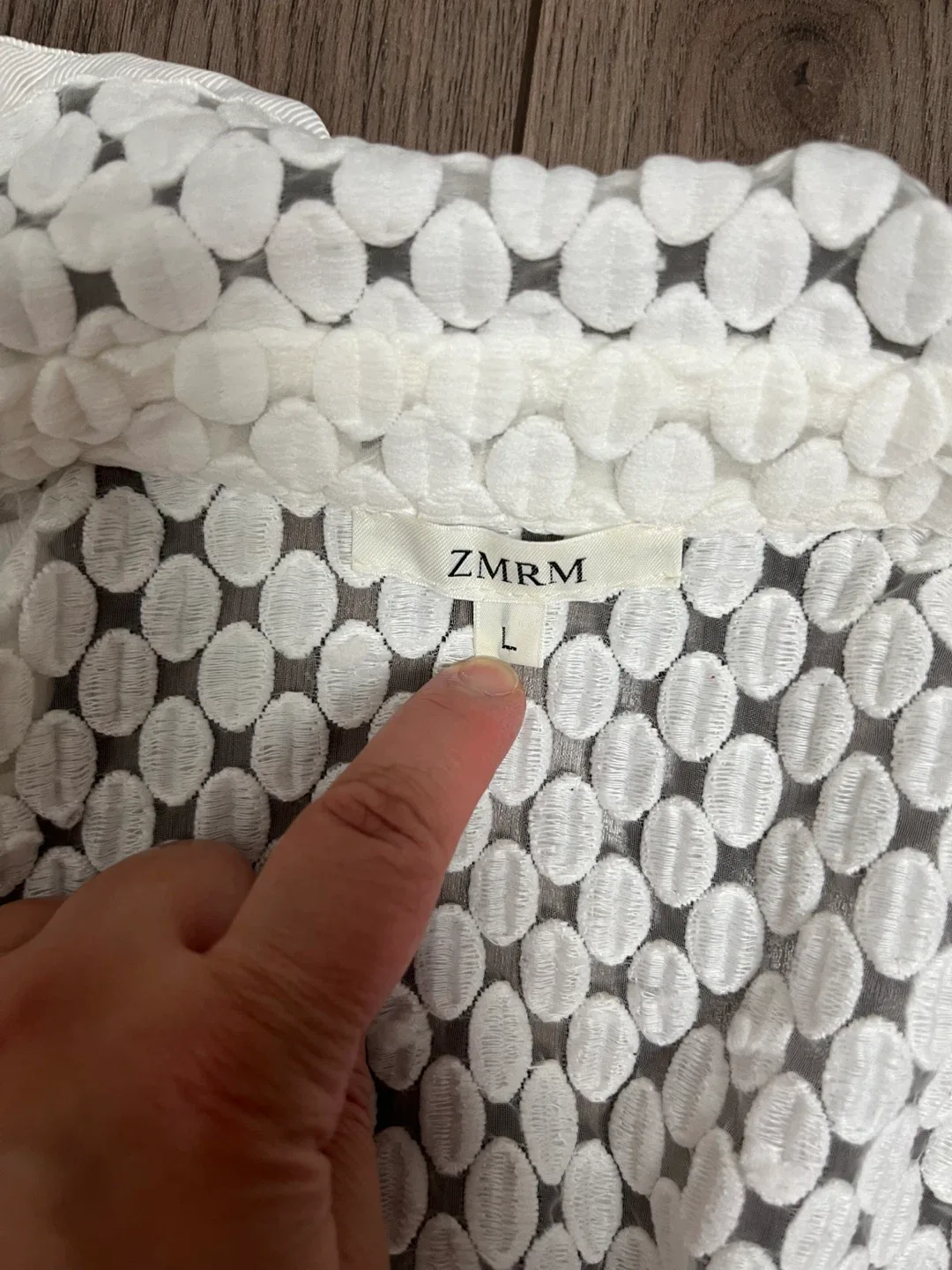 ZMRM White Jacket - Size L image indicator(4)