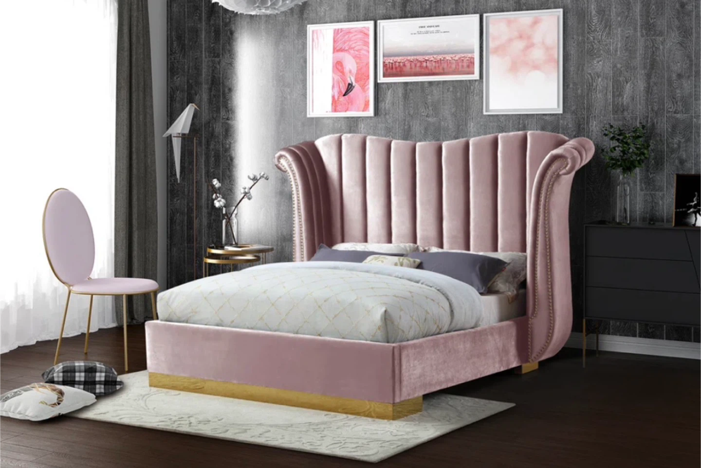 Bed frame for sale - Frame only(no original wood slats)