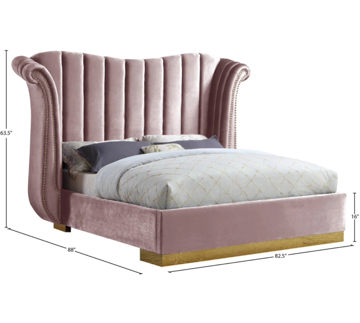 Bed frame for sale - Frame only(no original wood slats) - photo 4