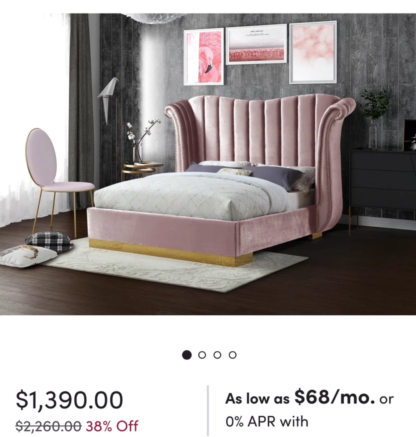 Bed frame for sale - Frame only(no original wood slats) - photo 5