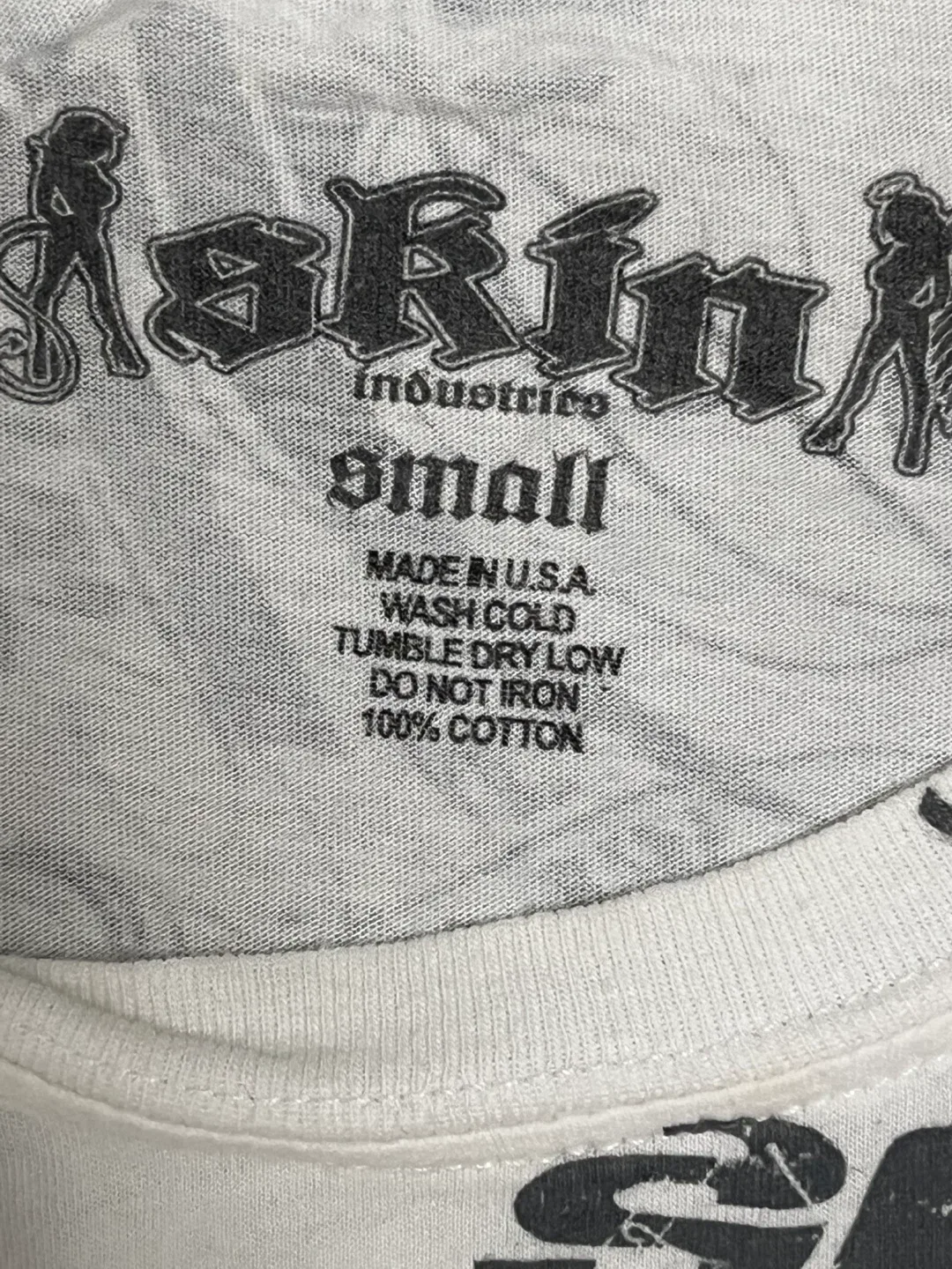 Skin Industries White Graphic T-Shirt - Size Small image indicator(3)