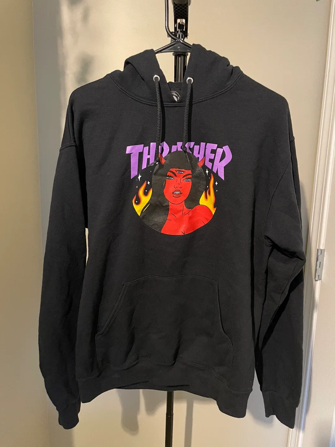 Thrasher Black Hoodie