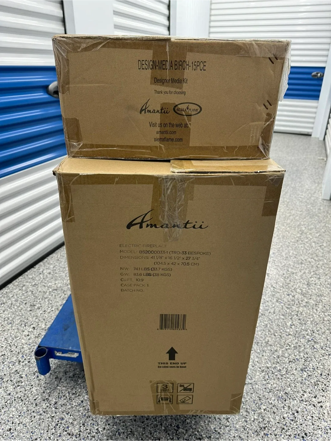 Amantii TRD-33 Bespoke Electric Fireplace image indicator(3)