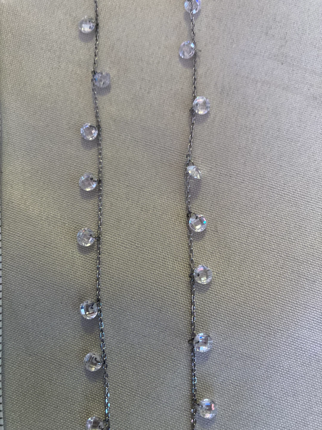 Sterling Silver Necklace w/ Swarovski Crystals - photo 2