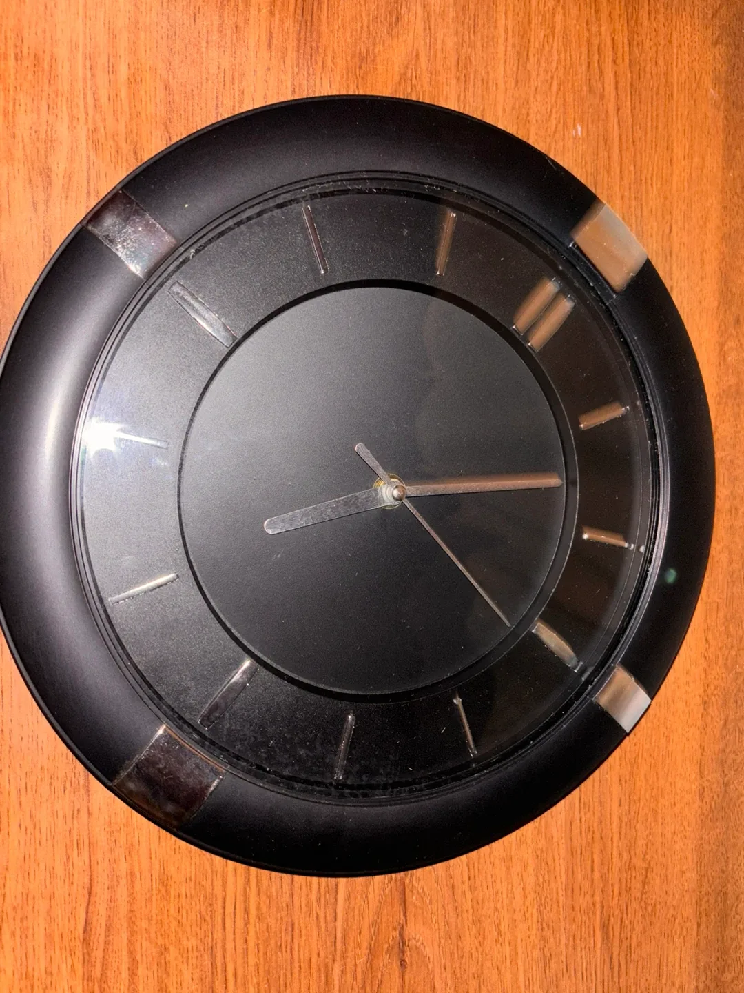 Black Wall Clock