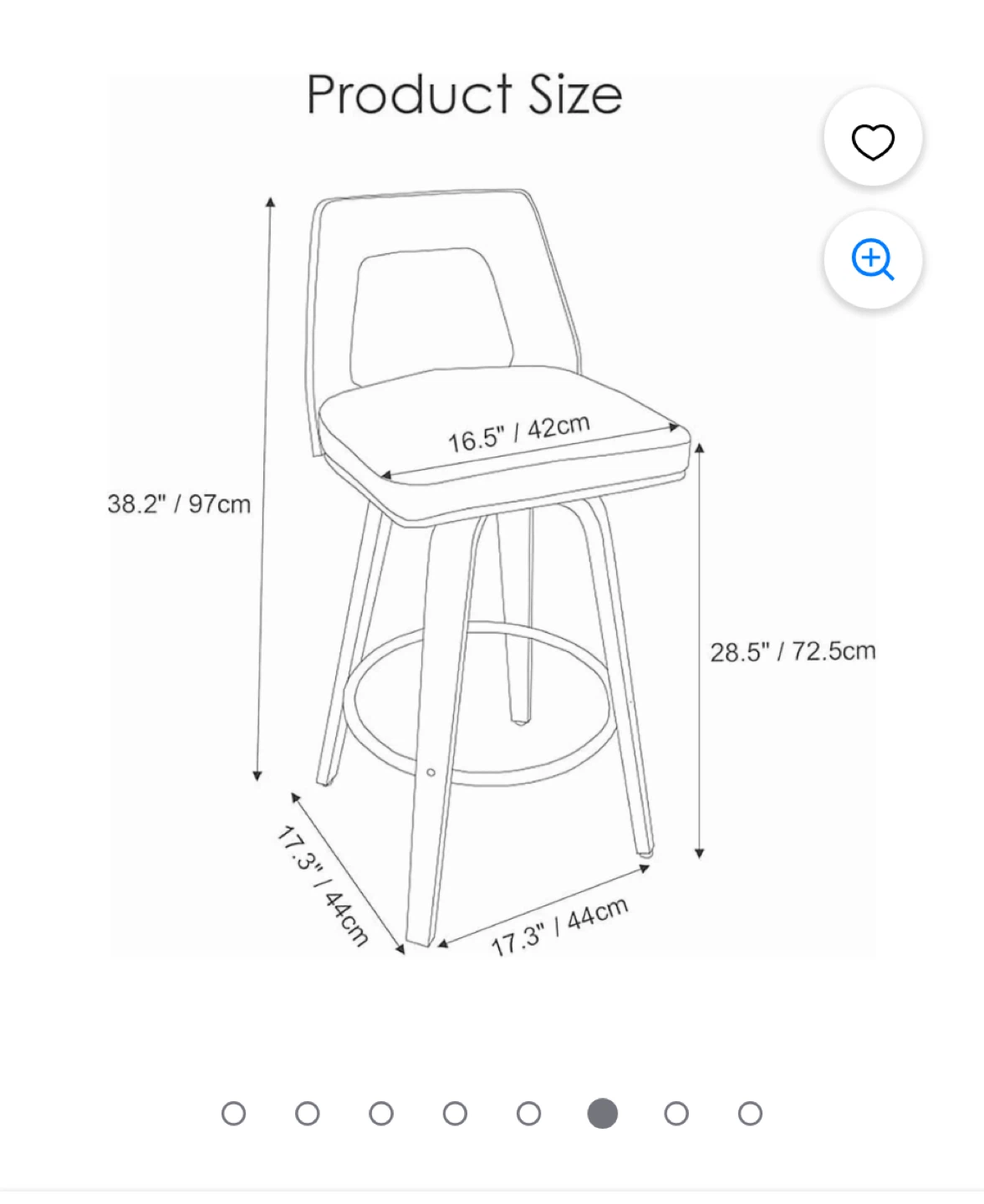Set of 4 Swivel Bar Stools - photo 5