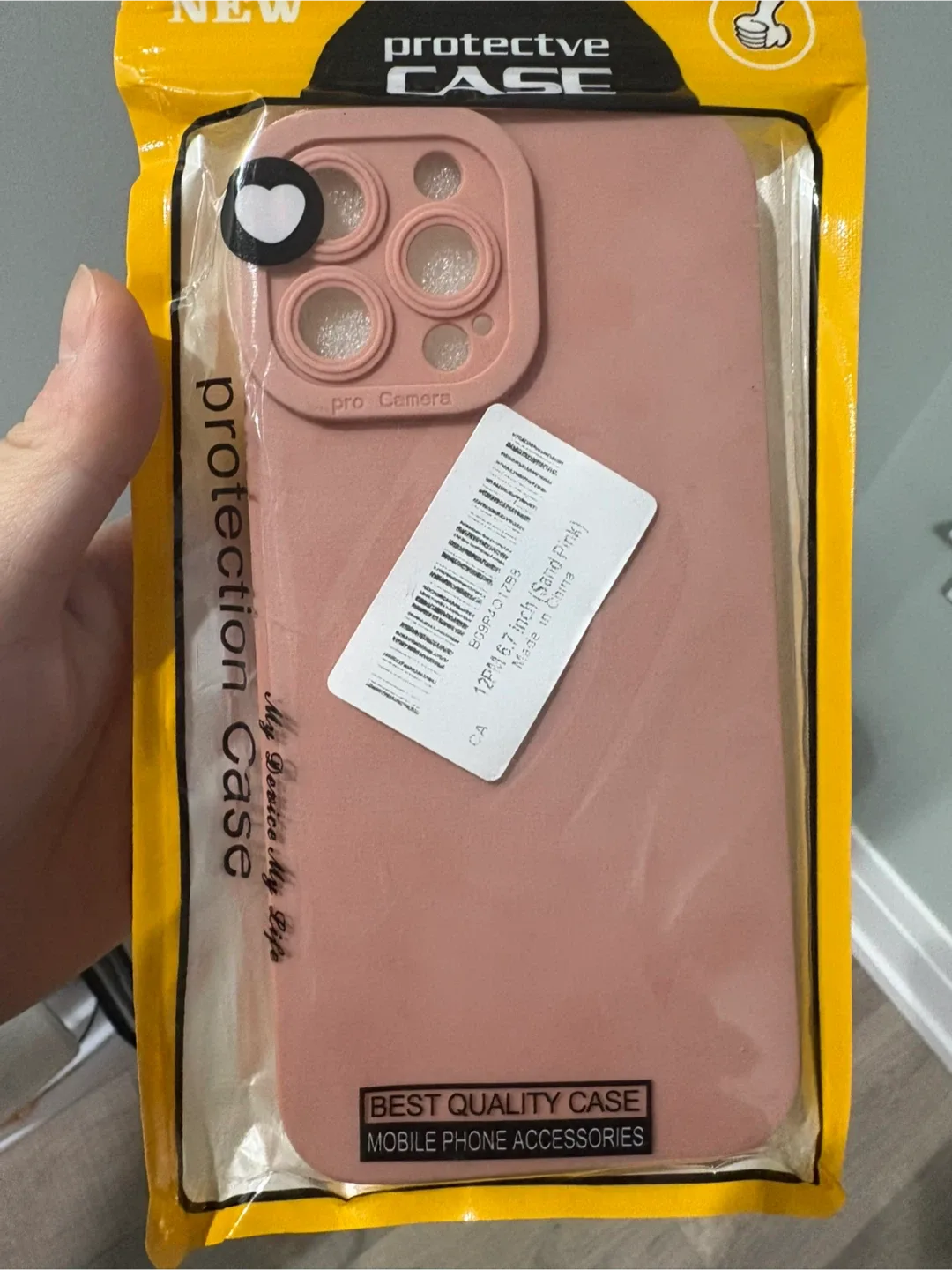 Brand New iPhone 12 Pro Max Sand Pink Case #Cleanout image indicator(2)