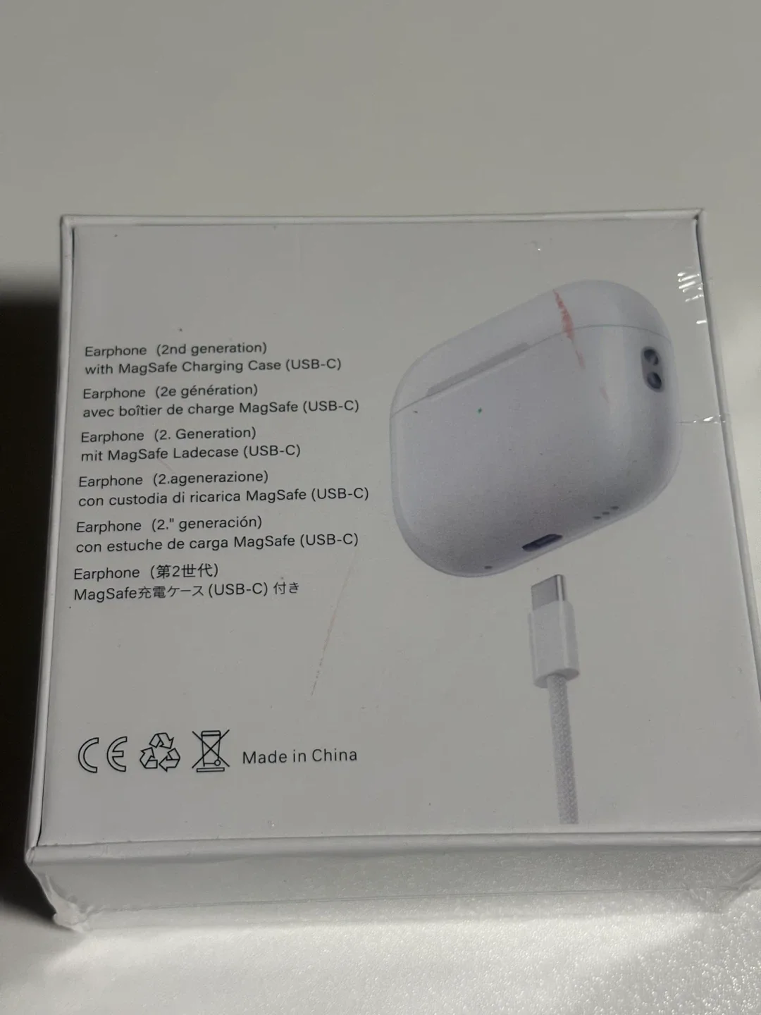 #Cleanout Earphone (2nd generation) with MagSafe Charging Case image indicator(2)