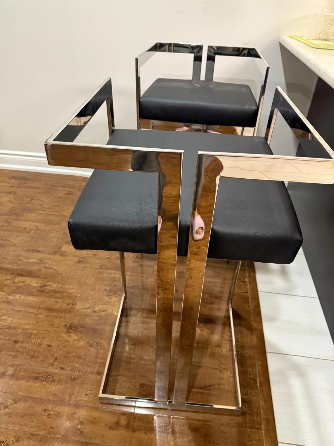 Pangea Kenzie Black Barstools - brand New! image indicator(3)