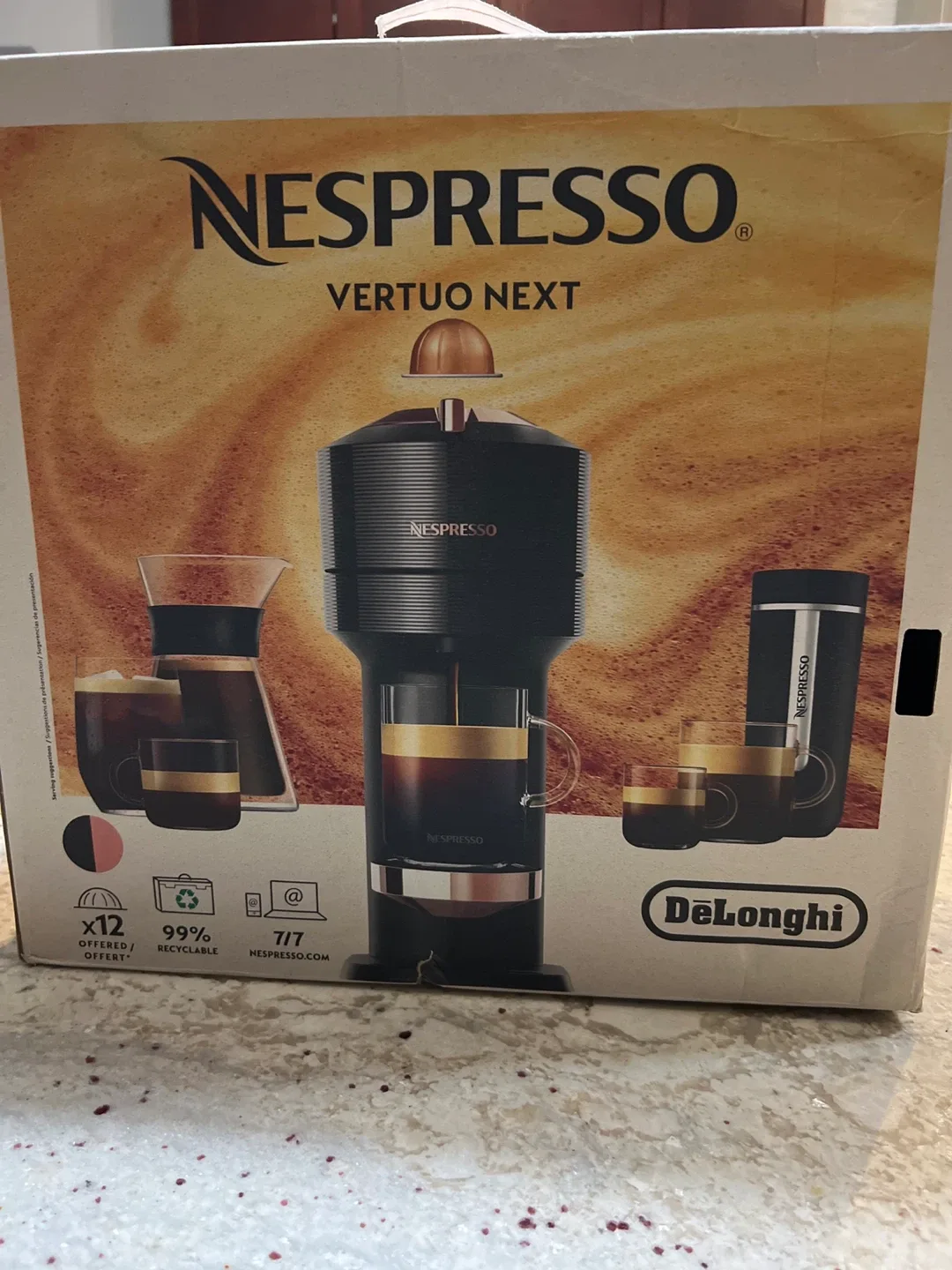 Nespresso Vertuo Next Coffee Machine by DeLonghi