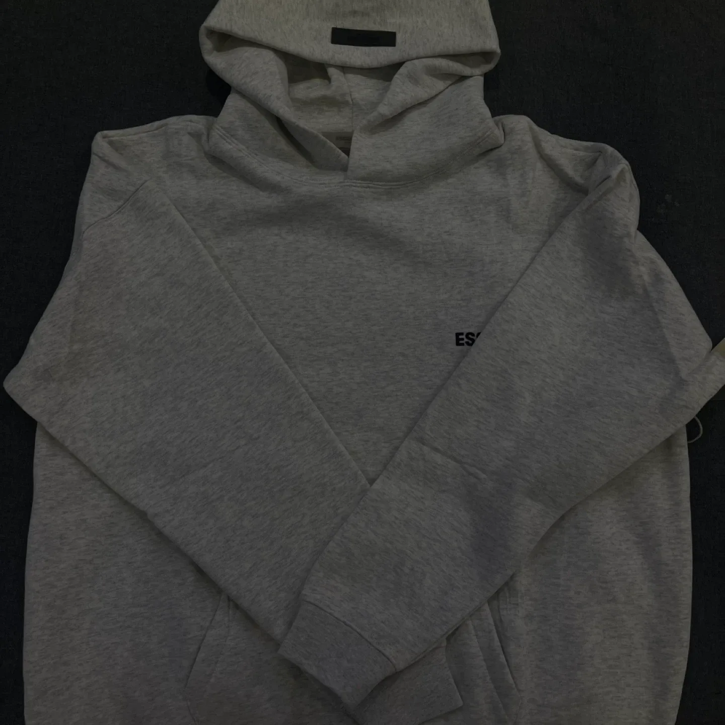 Grey Essentials Hoodie