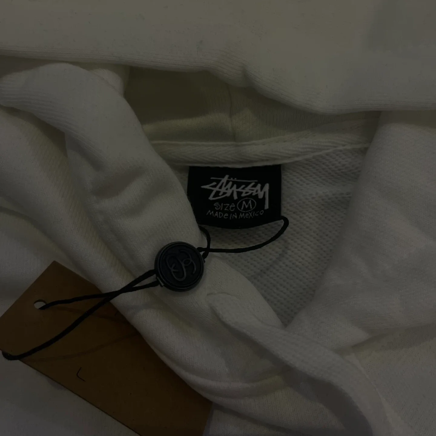 White Stussy Hoodie image indicator(4)