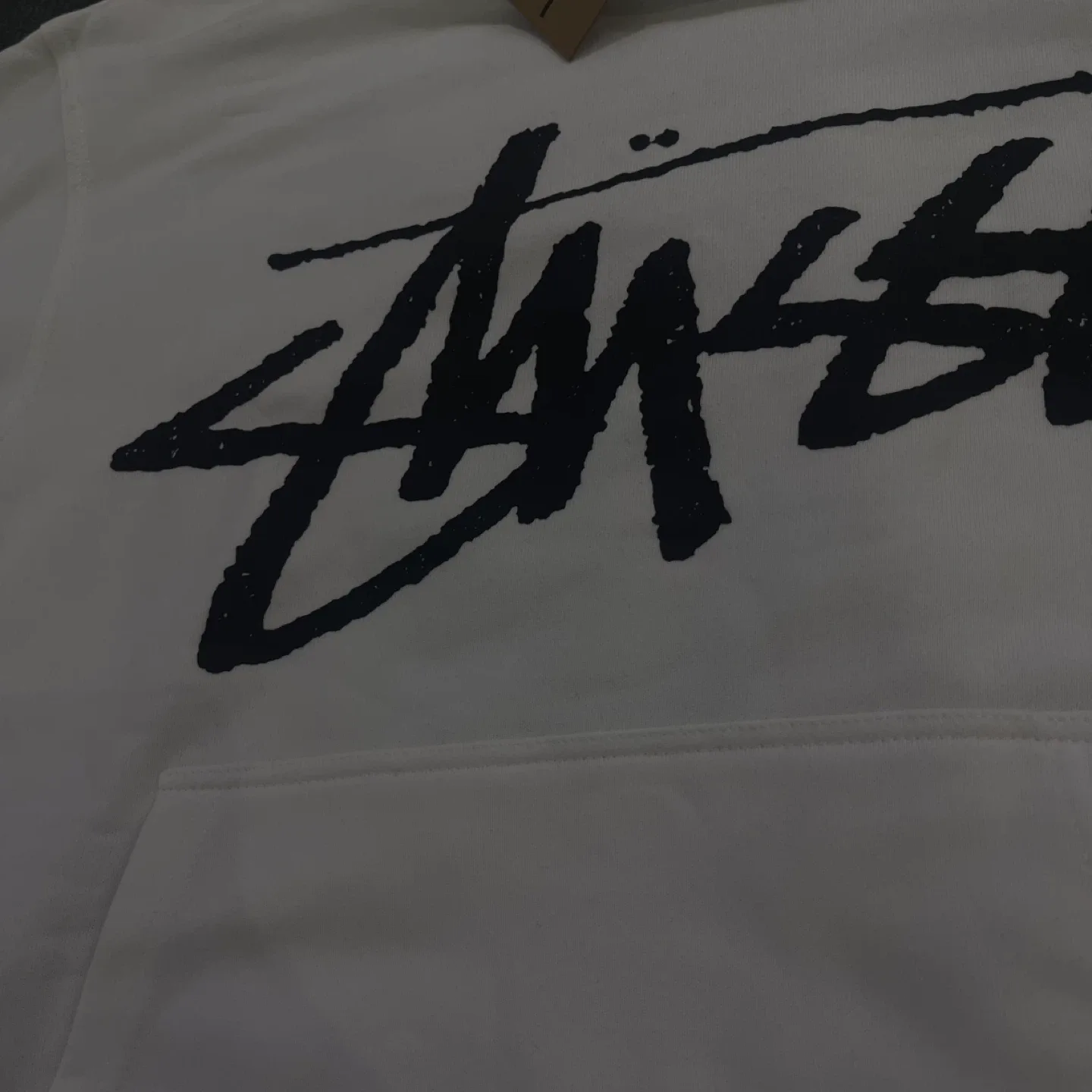 White Stussy Hoodie image indicator(2)